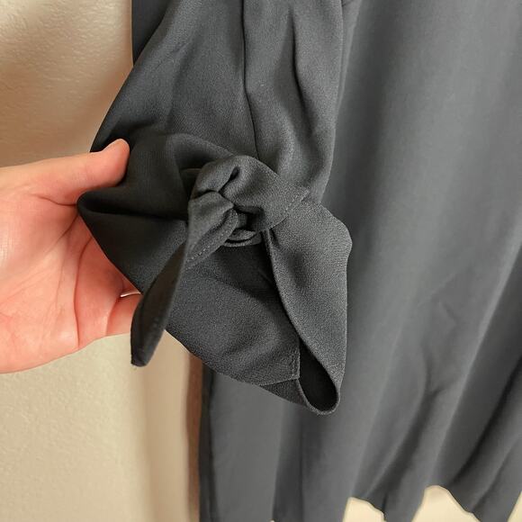 CeCe Black Tie Sleeve Shift Dress Size 24W - Picture 4 of 9